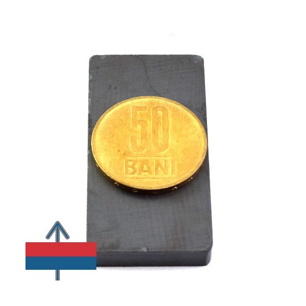 Magnet ferita bloc 50 x 25 x 5.6 mm 4