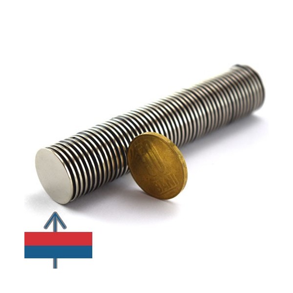 Неодимов магнит диск 20 x 0.1 мм 3