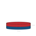 Неодимов магнит диск 4 x 0.2 мм C