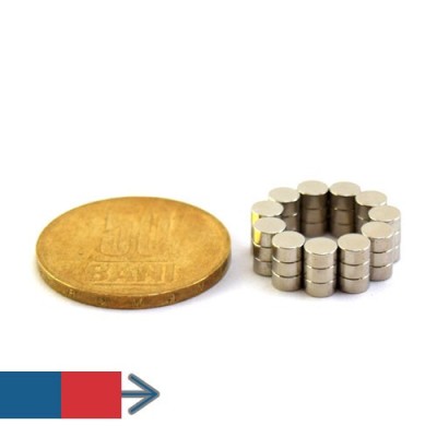 Magnet neodim disc 04 x 02 mm 15