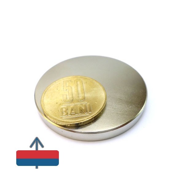 Неодимов магнит диск 45 x 0.5 мм 1