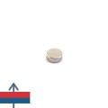 Неодимов магнит диск 5 x 0.2 мм 5