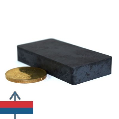 Magnet ferita bloc 60 x 30 x 10 mm 2