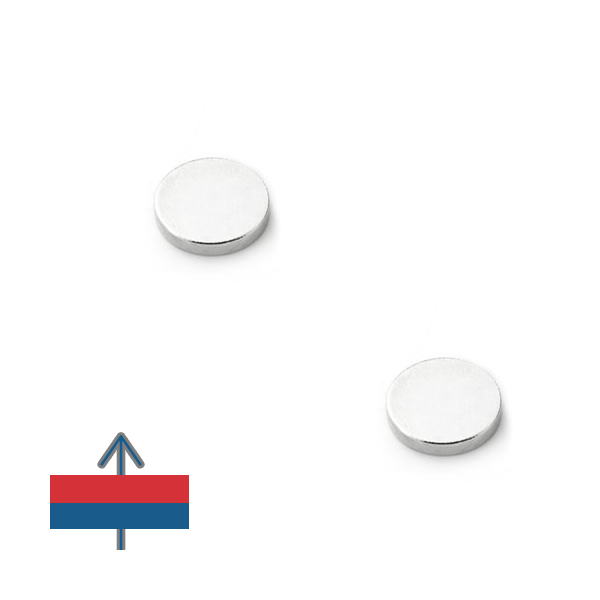 Неодимов магнит диск 6 x 1.5 мм 3