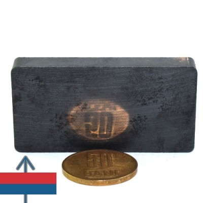 Magnet ferita bloc 60 x 30 x 10 mm 6