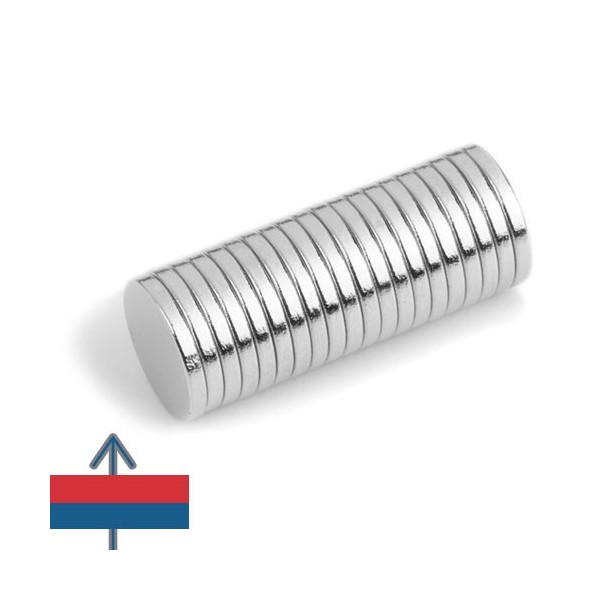 Неодимов магнит диск 8 x 0.1 мм 2