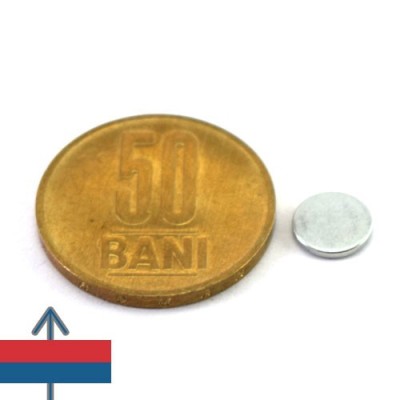 Magnet neodim disc 8x1 mm 3