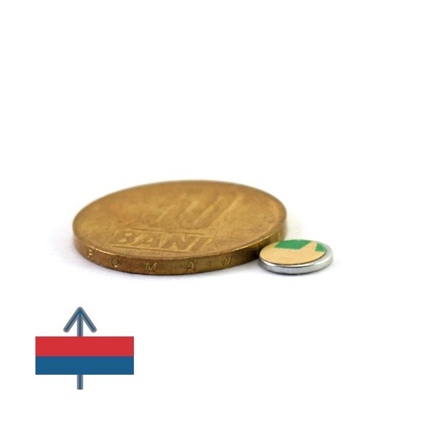 Magnet neodim disc 8x1 mm 4