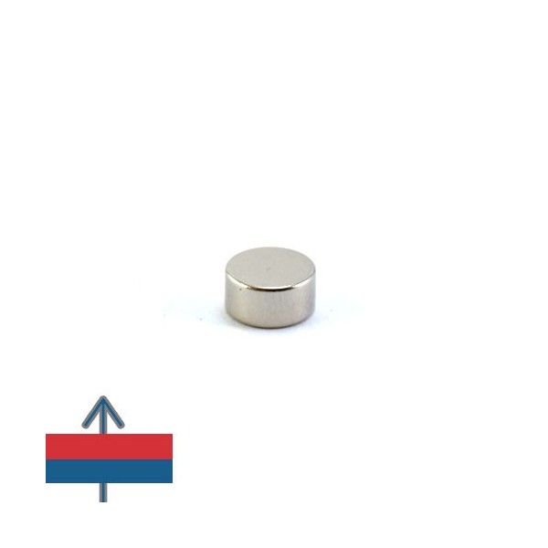 Неодимов магнит диск 8 x 0.4 мм 4