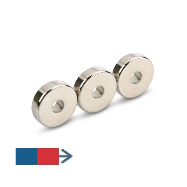 Неодимов магнит пръстен 14 x 4 x 4 мм 3