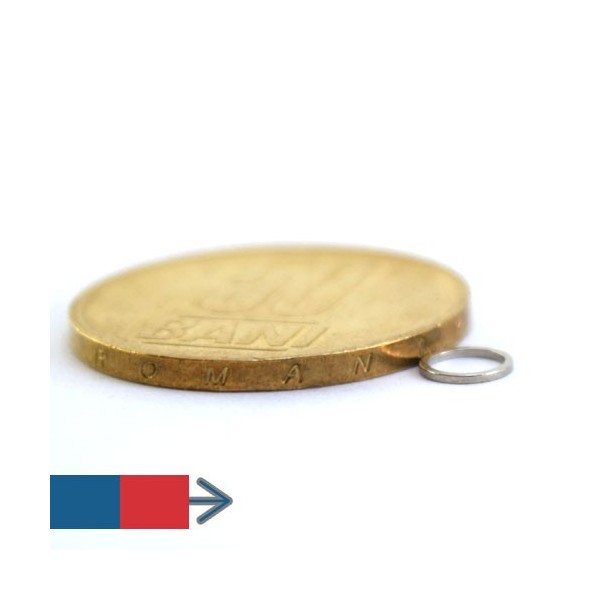 Magnet neodim inel 5.3 x 4.3 x 0.5 mm 2
