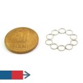 Неодимов магнит пръстен 5.3 x 4.3 x 0.5 мм 5