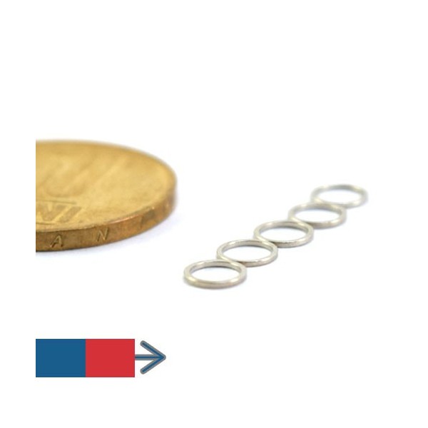 Неодимов магнит пръстен 5.3 x 4.3 x 0.5 мм 7