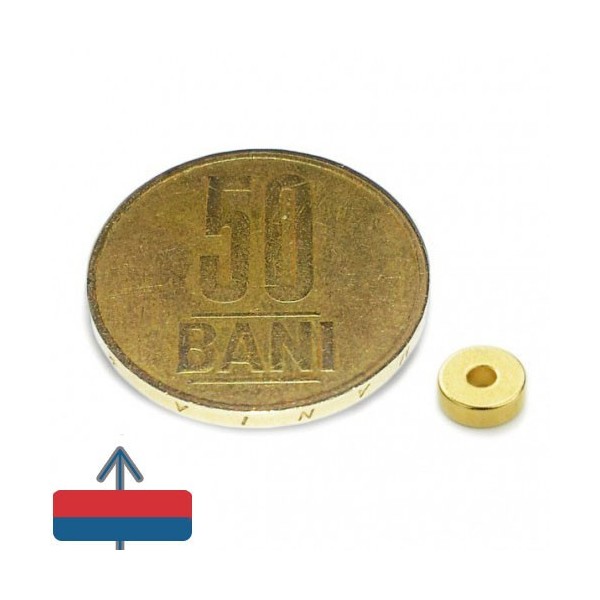 Неодимов магнит пръстен 6 x 2 x 2 мм 1