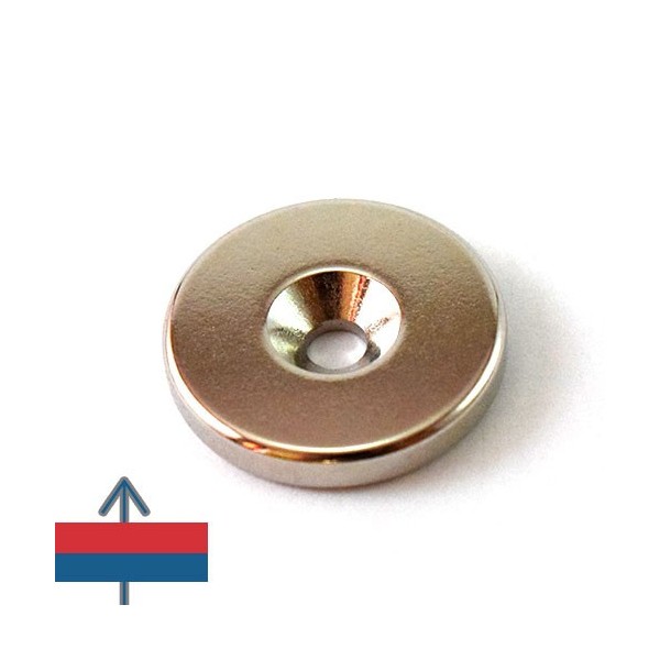 Magnet neodim oala D25 mm  fara carcasa 3