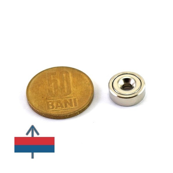 Неодимов магнит купичка D13 мм 1
