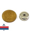 Неодимов магнит купичка D16 мм 1