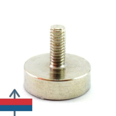 Magnet neodim oala D16 mm cu filet exterior 4