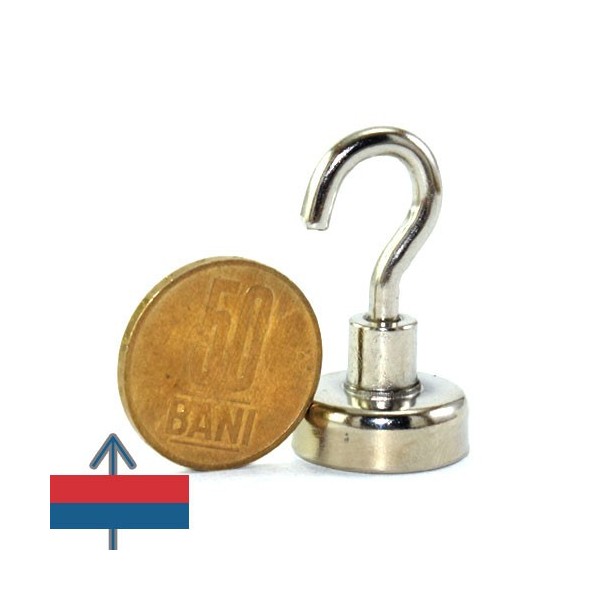 Magnet neodim oala D20 mm cu carlig 6