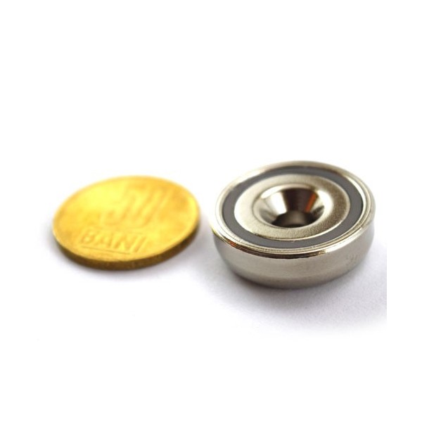 Неодимов магнит купичка D25 мм 4