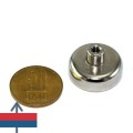 Неодимов магнит купичка с кука 25 мм 6