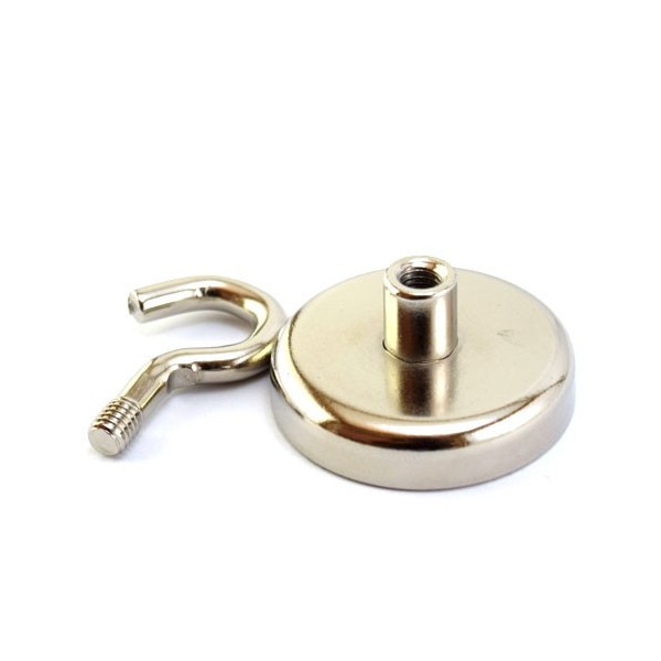 Неодимов магнит тенджера Ø42 мм с кука, разглобена кука