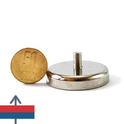 Magnet neodim oala D42 mm cu filet exterior 3