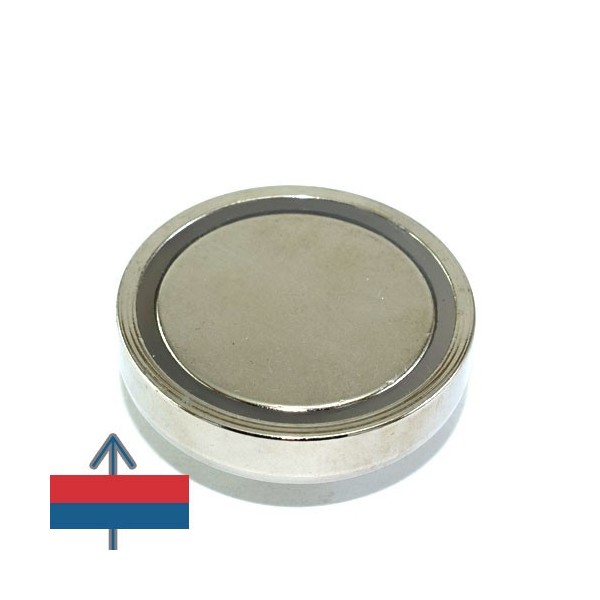 Magnet neodim oala D48 mm cu filet exterior 5