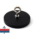Неодимов магнит тенджера Ø66 мм с каучуково покритие и пръстеновиден кука 4