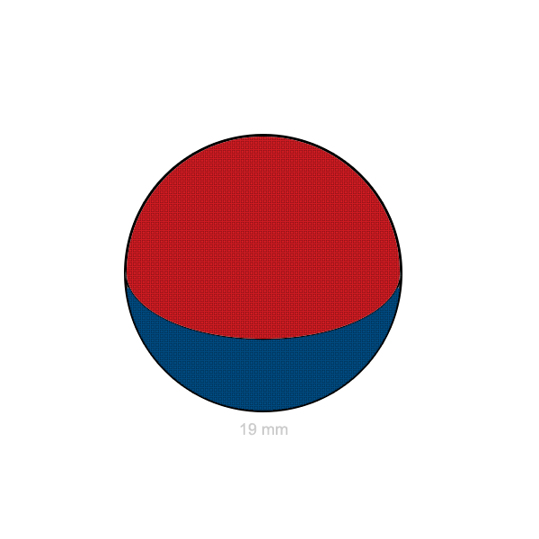 Magnet neodim sfera 19 mm C