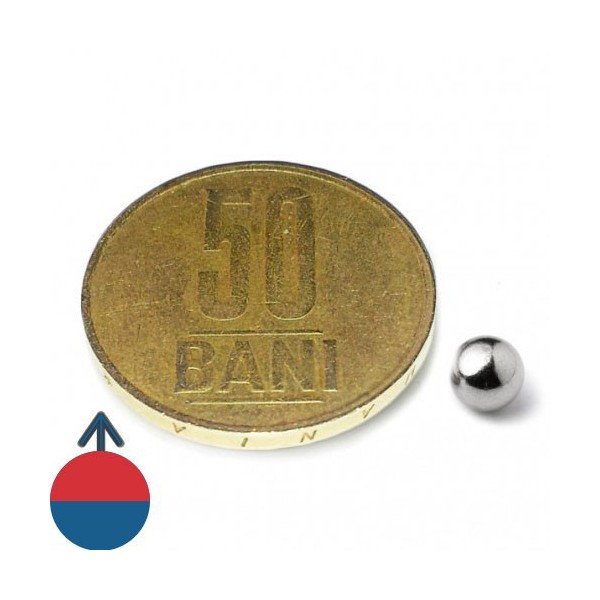 Неодимов магнит сфера 5 мм C