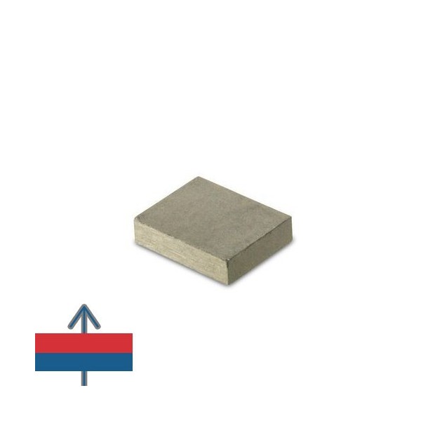 Магнит SmCo блок 16,5 x 13 x 04 mm