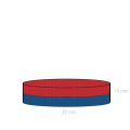 Феритен магнит диск 20 x 10 мм C