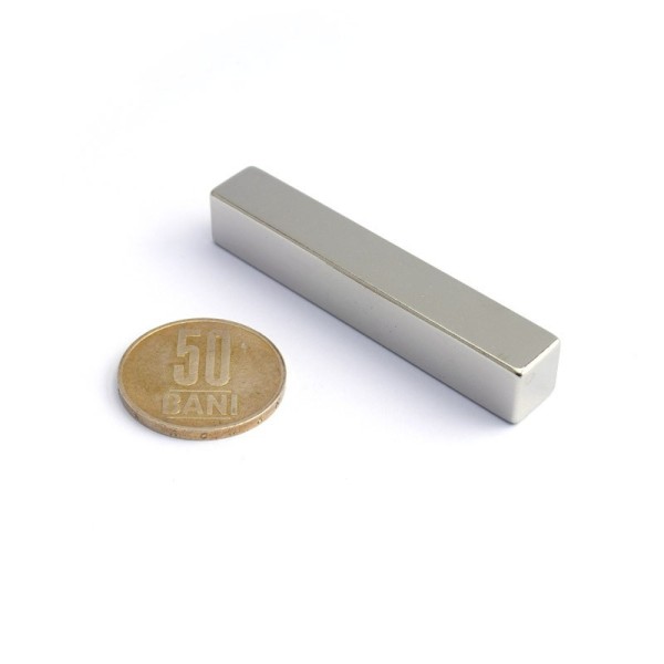 Magnet neodim bloc 50 x 10 x 10 mm - N45 orizontal