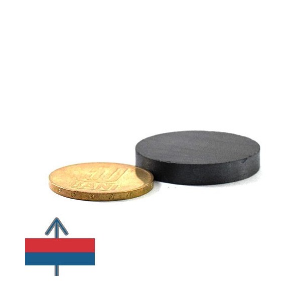 Феритен магнит диск 30 x 5 мм 2