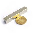 Неодимов магнит блок 50 x 10 x 10 мм - N45 хоризонтален