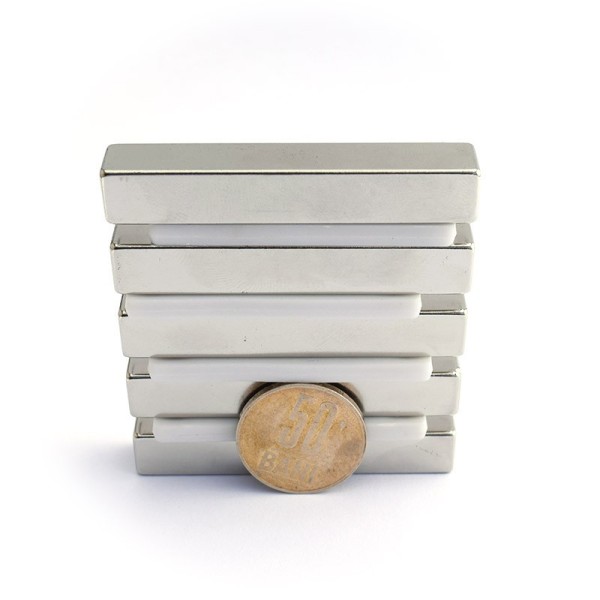 Magnet neodim bloc 50 x 10 x 10 mm - N45 grup