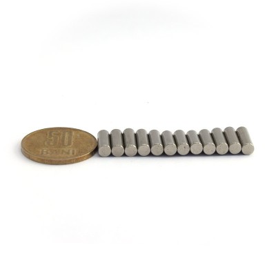 Magnet neodim cilindru 4 x 12 mm - N45 grup