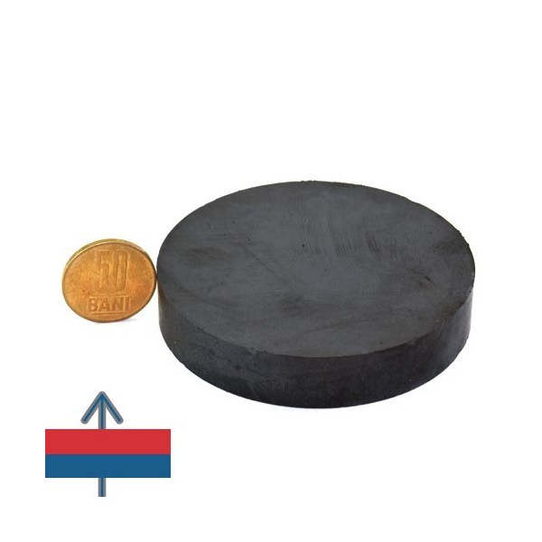Феритен магнит диск 80 x 15 мм 4