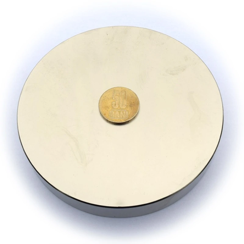 Magnet neodim disc 120 x 20 cu moneda