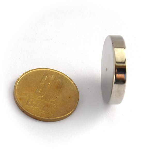 Magnet neodim disc 50 x 25 mm cu 50 bani orizontal
