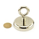 Magnet neodim oală D 60 mm cârlig inelar