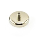 Неодимов магнит тенджера Ø60 мм с пръстеновиден кука