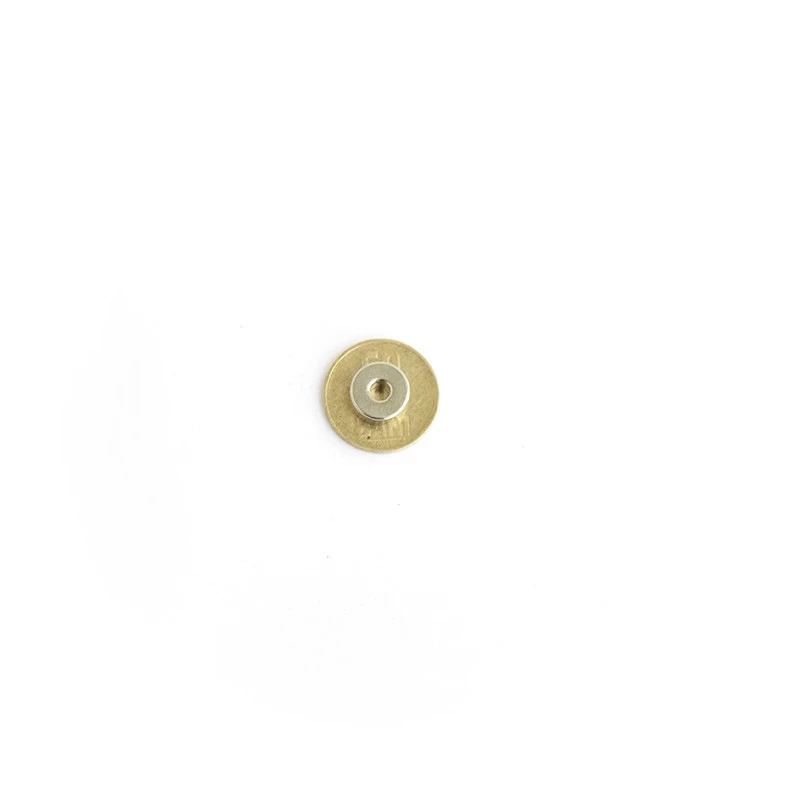 Magnet neodim inel 12 x 4 x 6 mm peste moneda de 50 bani