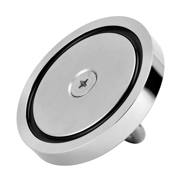 Неодимов магнит тенджера Ø136 мм - магнитен риболов - от обратната страна