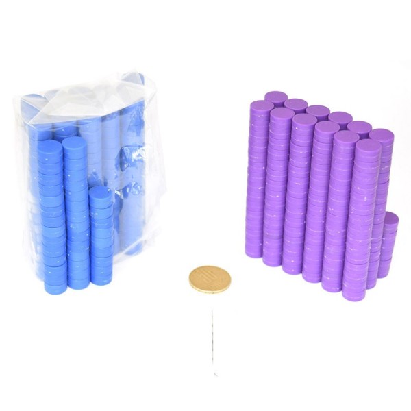 Pioneză magnetică neodim D 12,7 x 6,35 pastilă pinboard push pins pachete