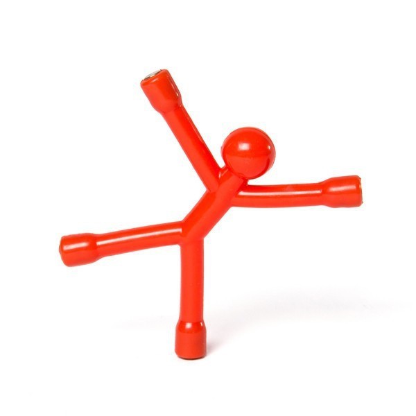 Suport chei Flexman flexibil cu 4 magneți din neodim albastru