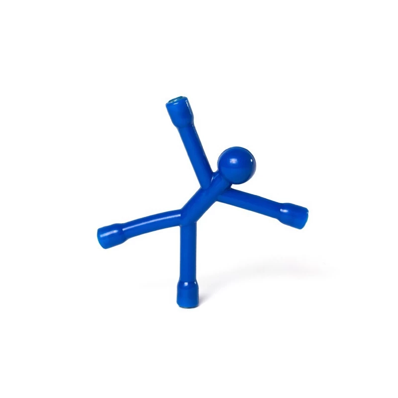 Suport chei Flexman flexibil cu 4 magneți din neodim albastru