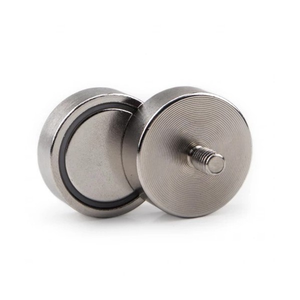 Magnet neodim oală D 25 mm filet exterior - 2 buc.