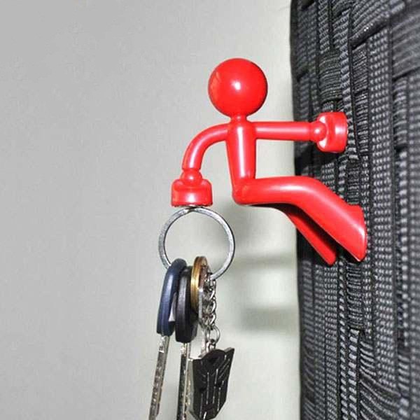 Suport magnetic chei cu patru magneți neodim roșu